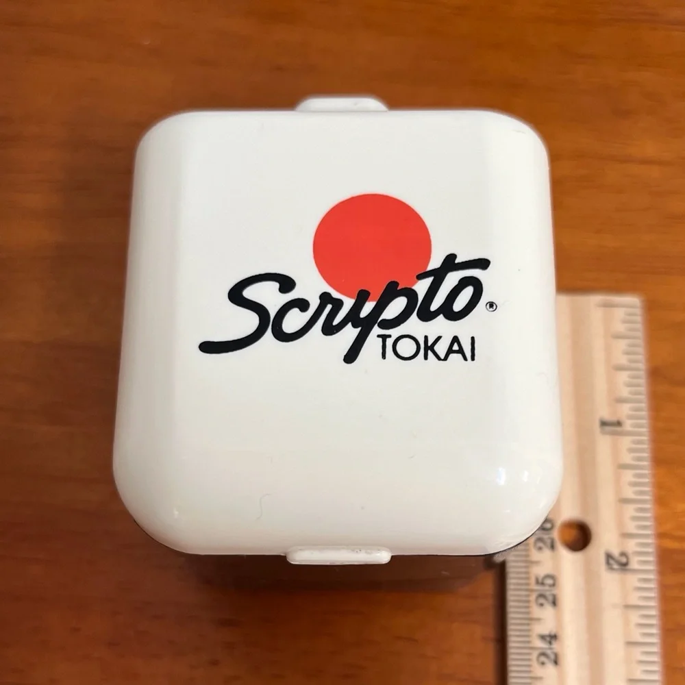 Vintage SCRIPTO Desk Organizer Office Decor paperclip storage
